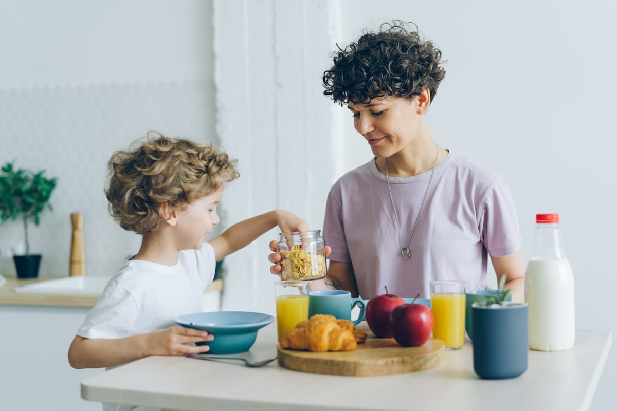 Grupos de alimentos saludables para niños